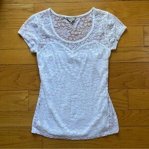 Guess cottagecore lace top
